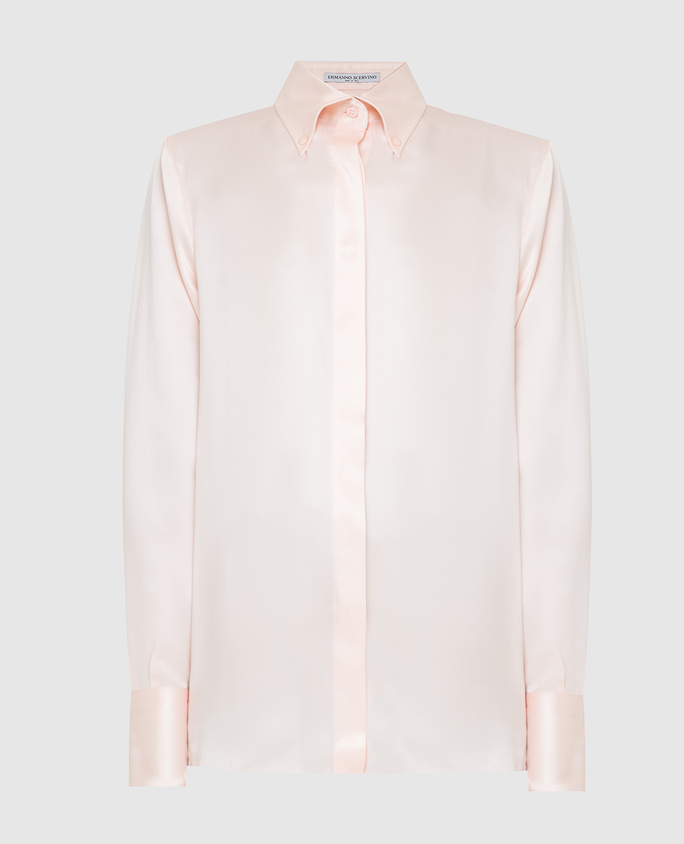 

Розовая блуза из шелка Ermanno Scervino, Розовый, Рубашки и блузы
