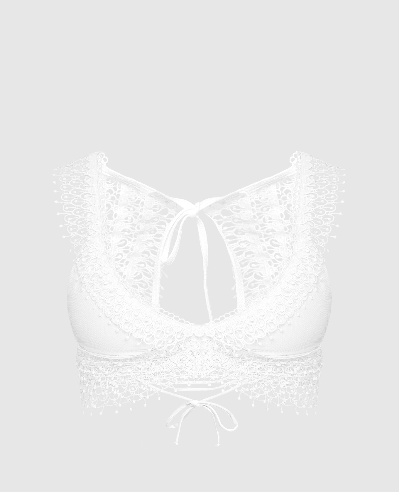 

Белый топ Ermanno Scervino, Лиф от купальника