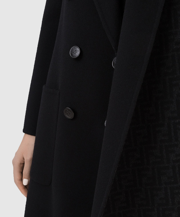 Fendi Двубортное пальто из шерсти FF8841A5HD изображение 5