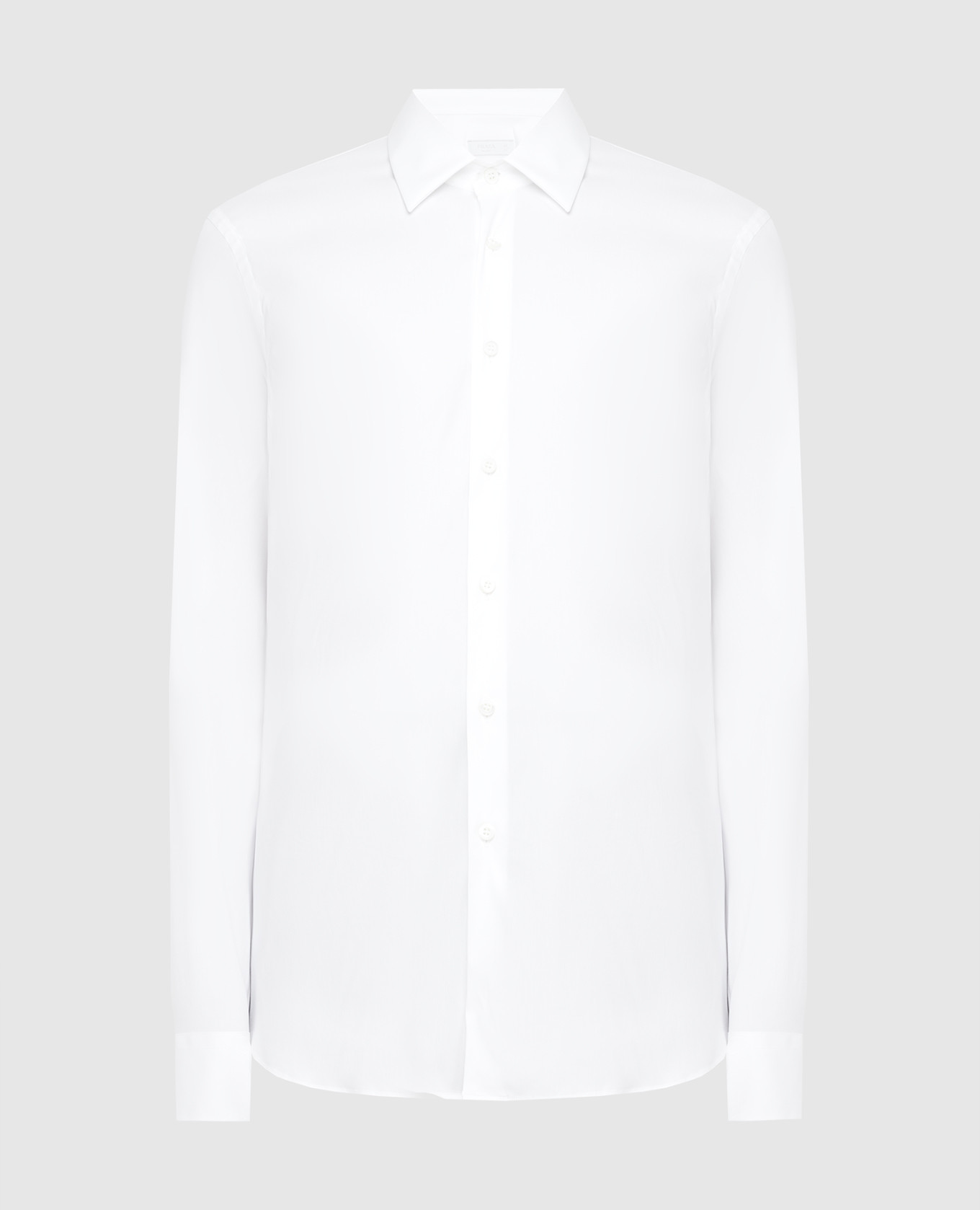 

Белая рубашка Prada, Белый, Однотонные