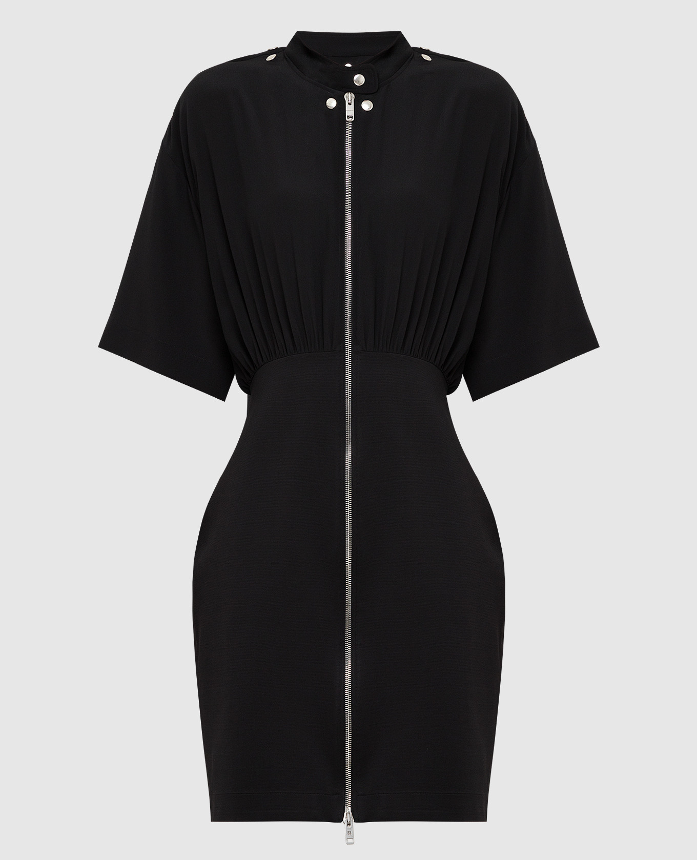 Комбинированное шелковое платье Givenchy