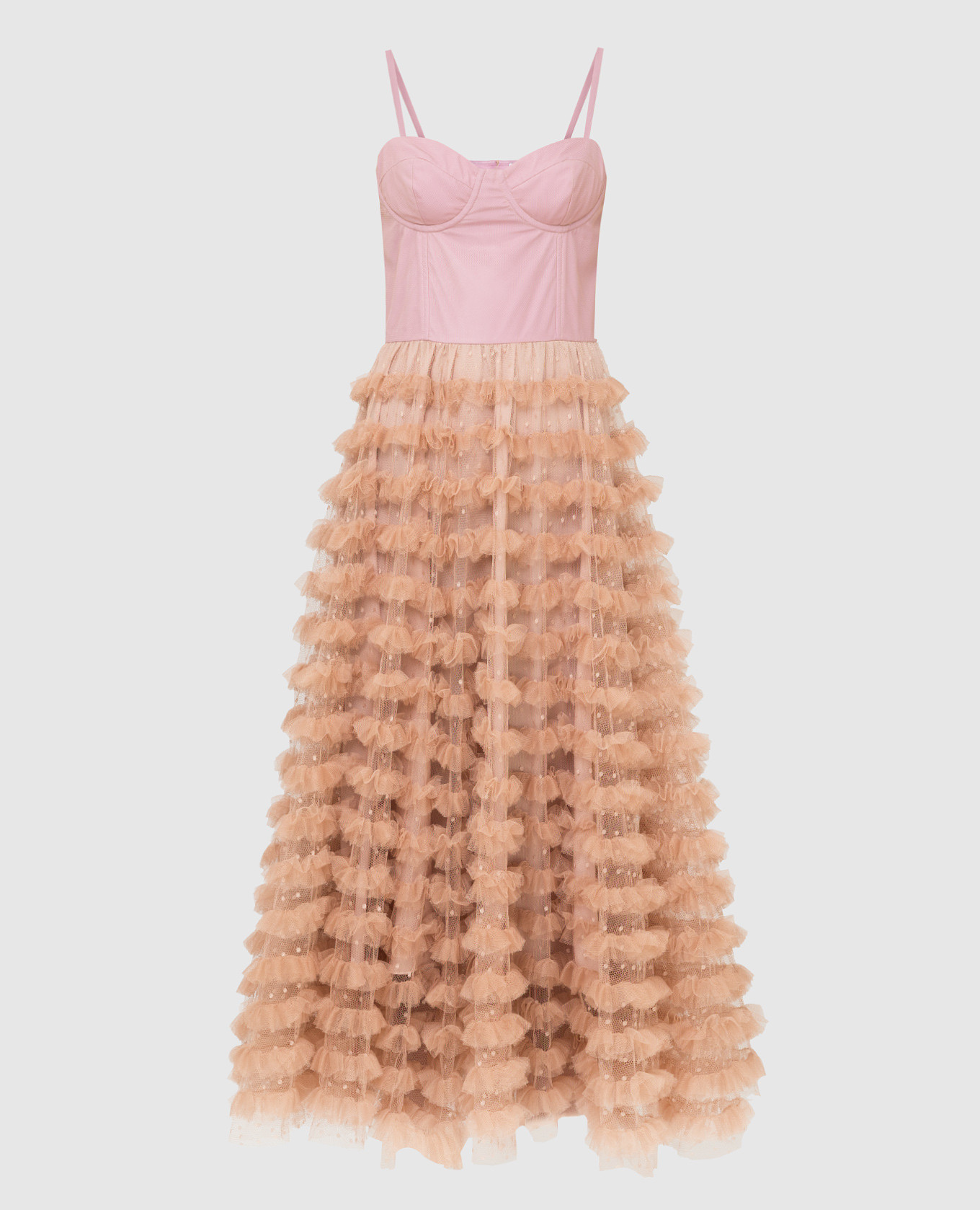 

Бежевое платье Red Valentino, Бежевый, Платья Миди