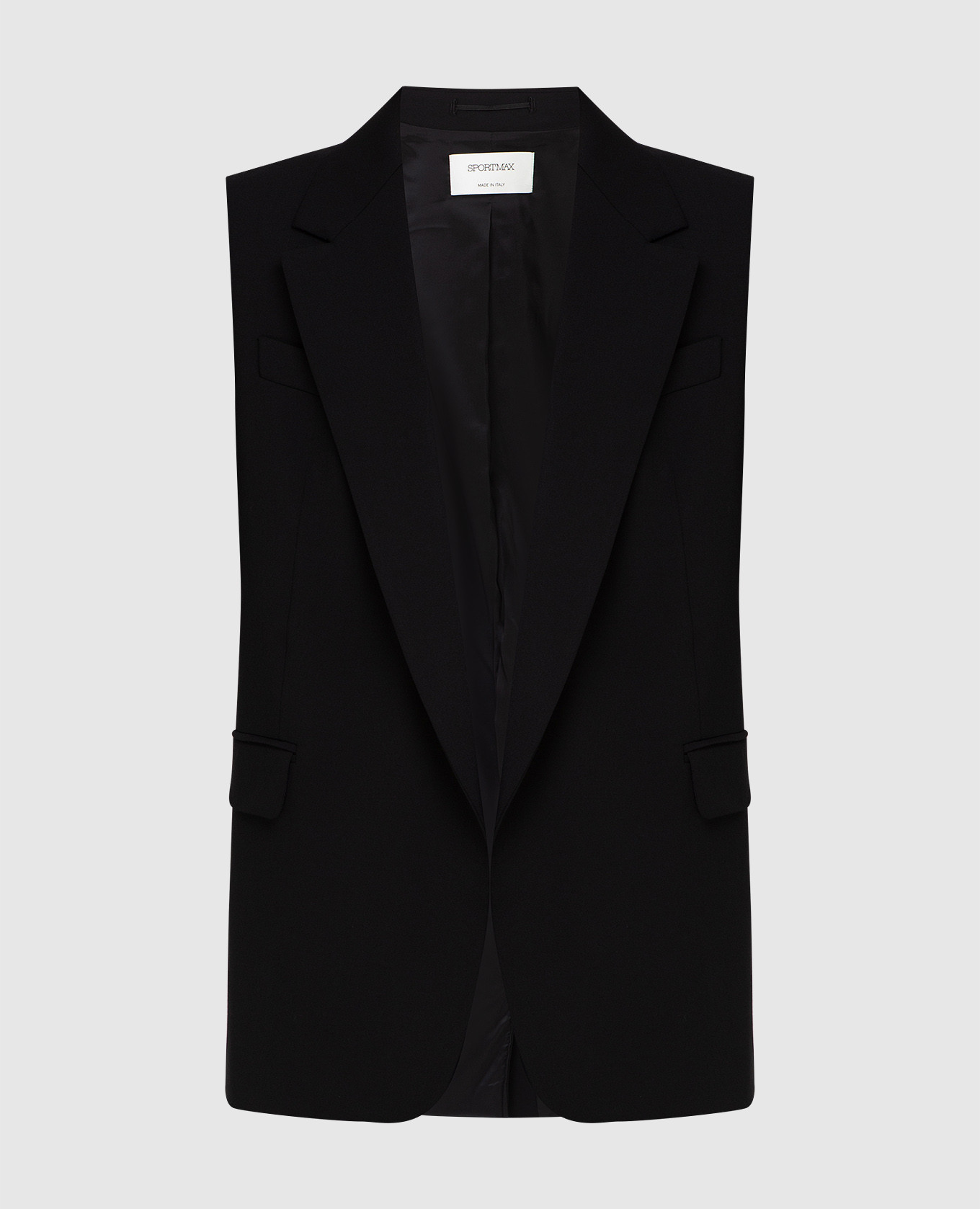 

Черный жилет Ebert Max Mara Sportmax, Жилеты