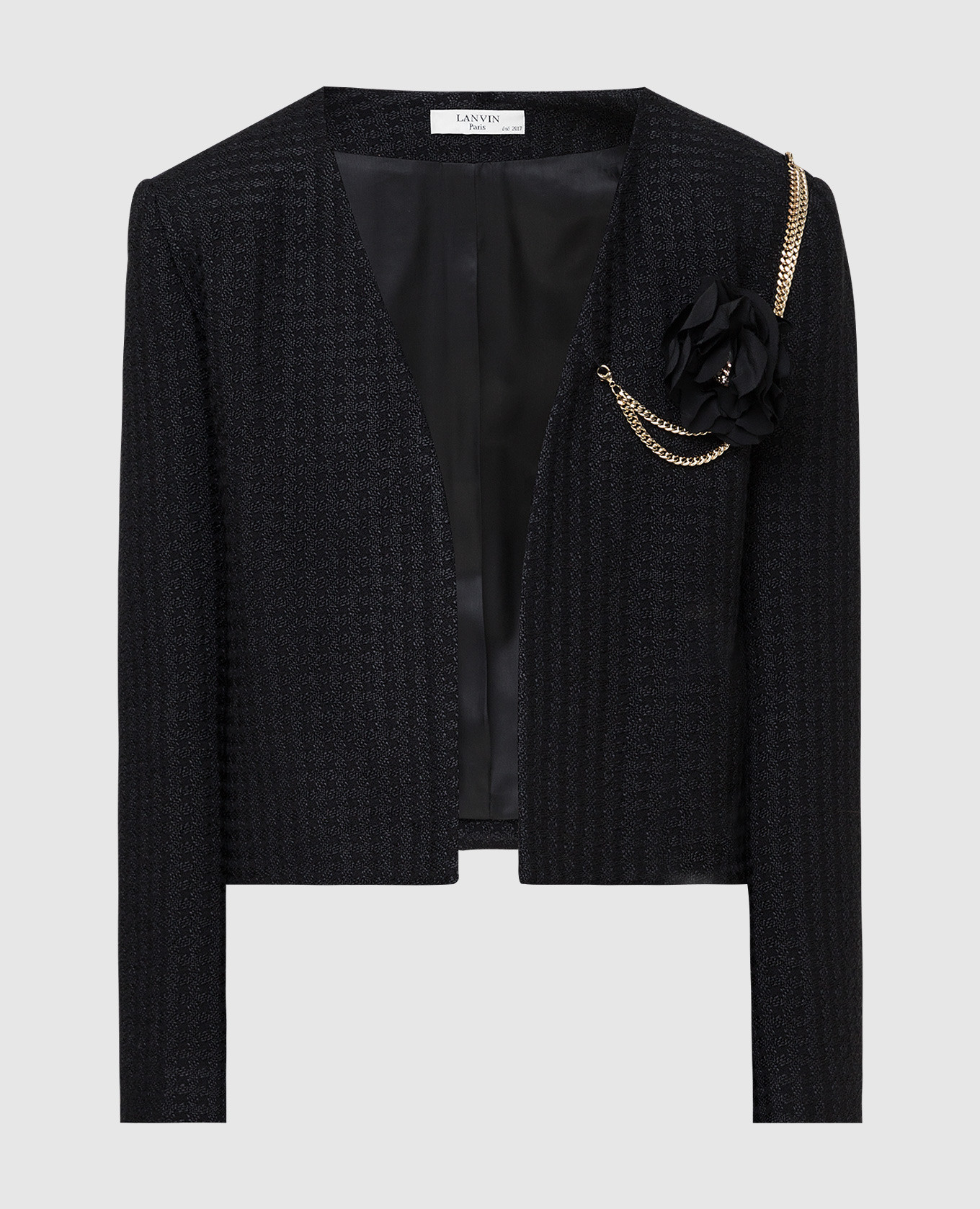 

Черный жакет Lanvin, Жакеты