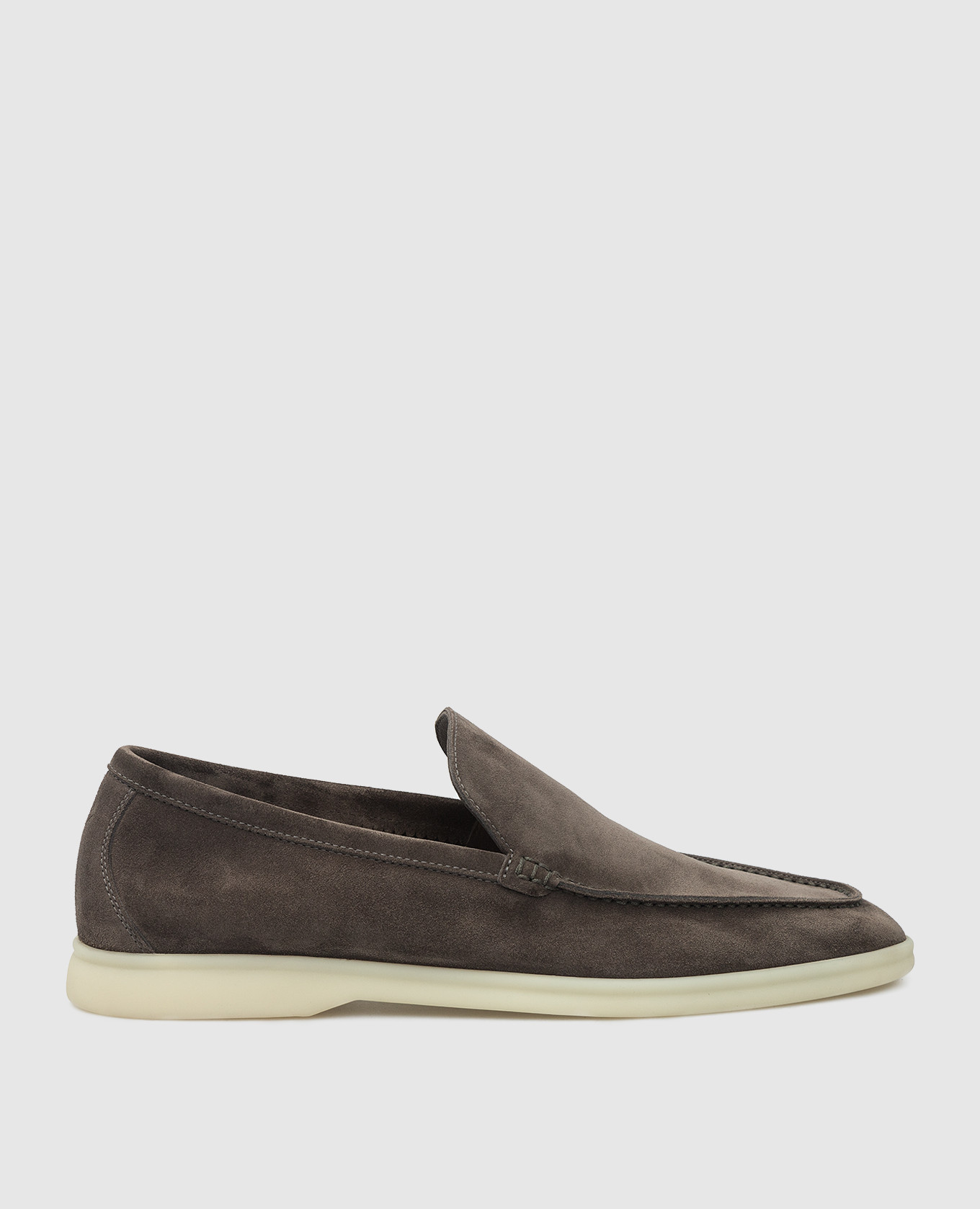 

Коричневые замшевые слиперы Summer Walk Loro Piana, Коричневый, Слиперы