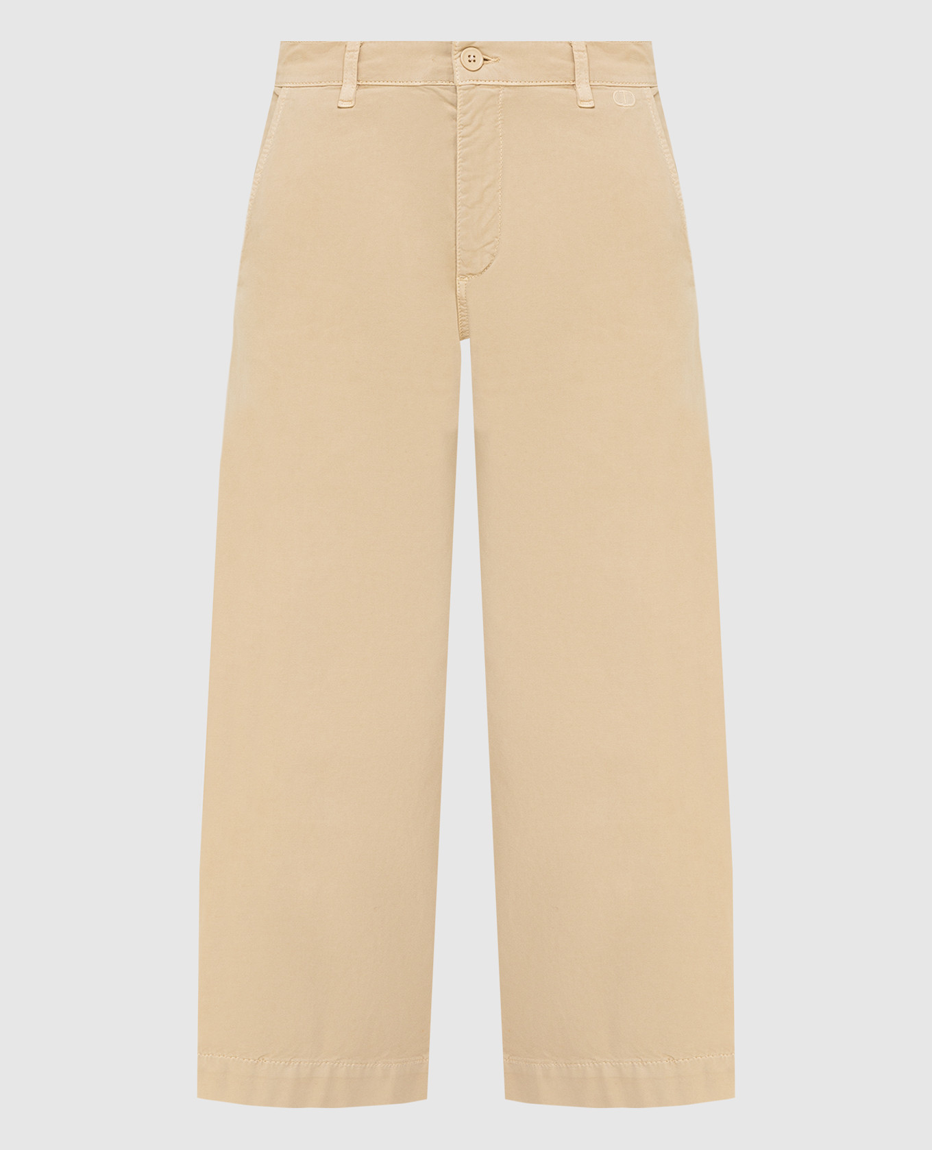 

Бежевые брюки Twin Set, Бежевый, Повседневные брюки casual