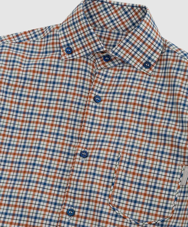 Stefano Ricci Children's checkered shirt YC004117L1826 image 3