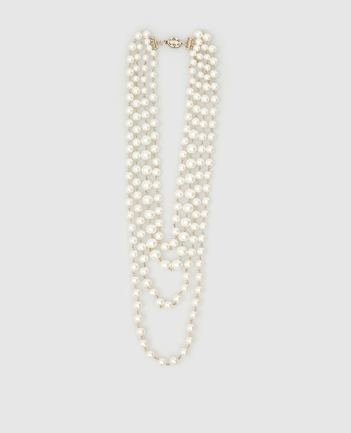 

Многорядное колье с бусинами Max Mara Weekend, Белый, Ожерелья и подвески