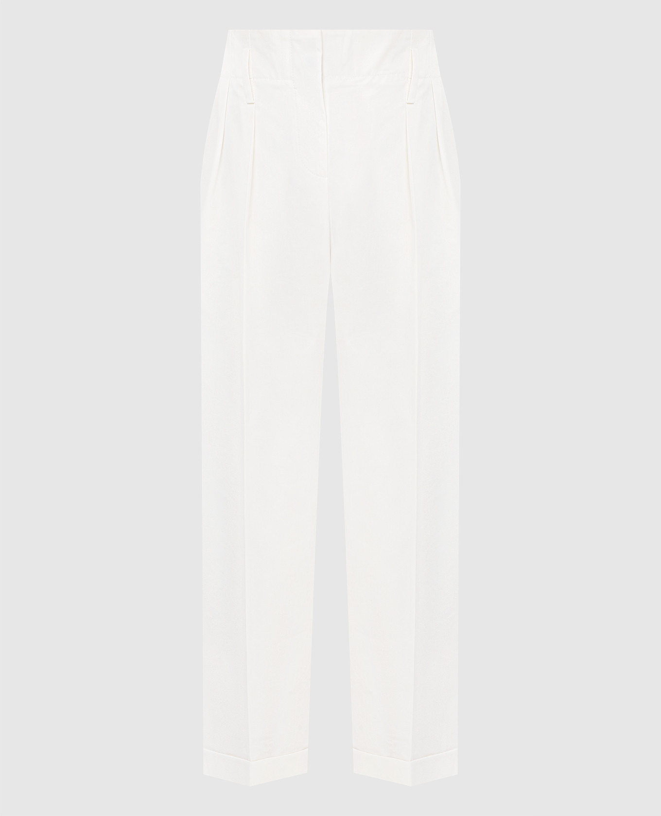 Светло-бежевые брюки Alexander McQueen