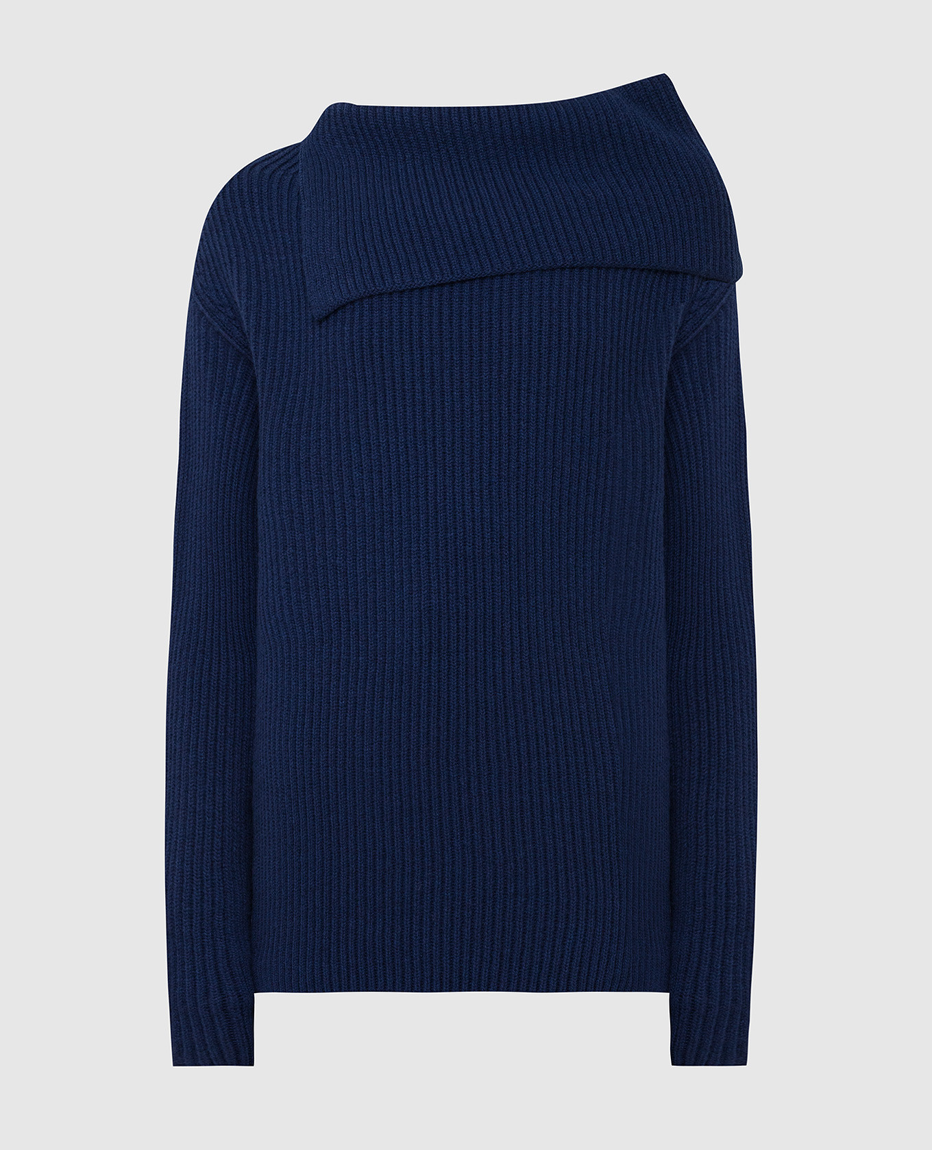 Темно-синий свитер из шерсти и кашемира NINA RICCI