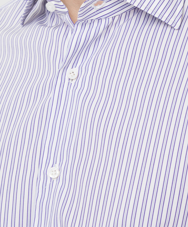 ISAIA Белая рубашка MF10TCC4658 изображение 5