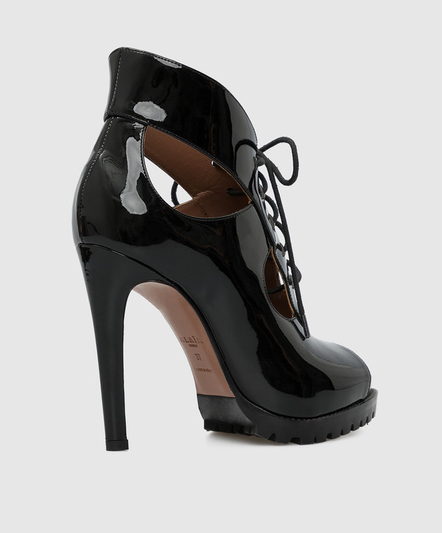 Azzedine Alaia Black Leather Ankle Boots 6S3K743CV05 image 4