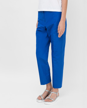 NINA RICCI Укорочені брюки з монохромним переливом 21ECPA004CO0969