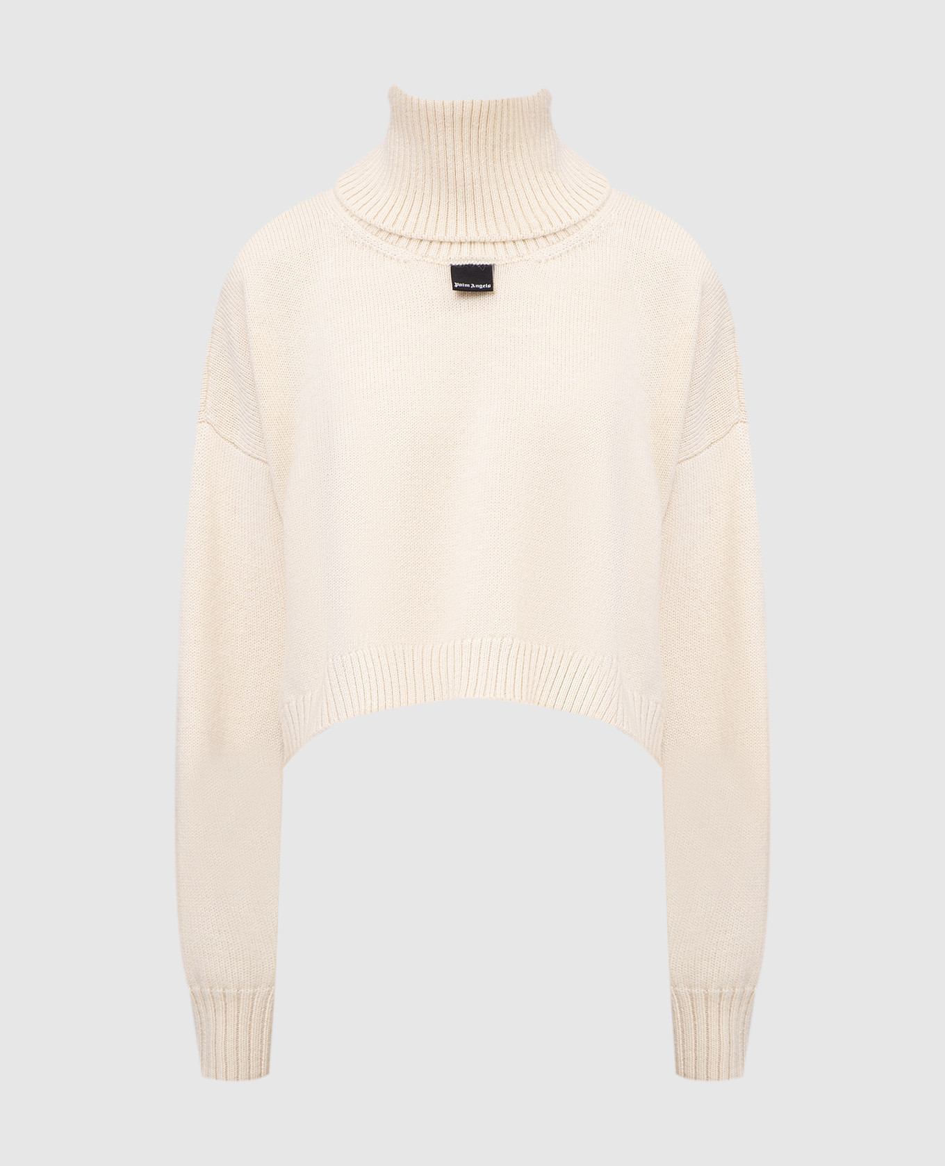 

Свитер из шерсти с разрезами, Светло-бежевый, Свитера