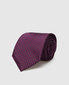 Stefano Ricci Детский шелковый галстук в узор YCH29040