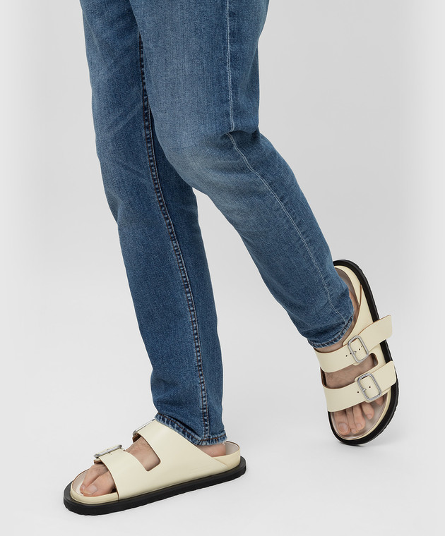 Jil Sander Кожаные сандалии Arizona JPYT860003MTZ00001 изображение 2