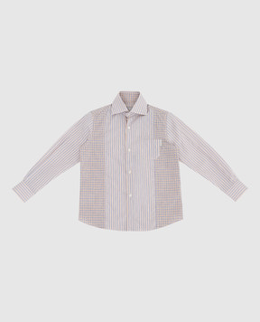 Stefano Ricci Детская рубашка в узор YC005255LJ1976