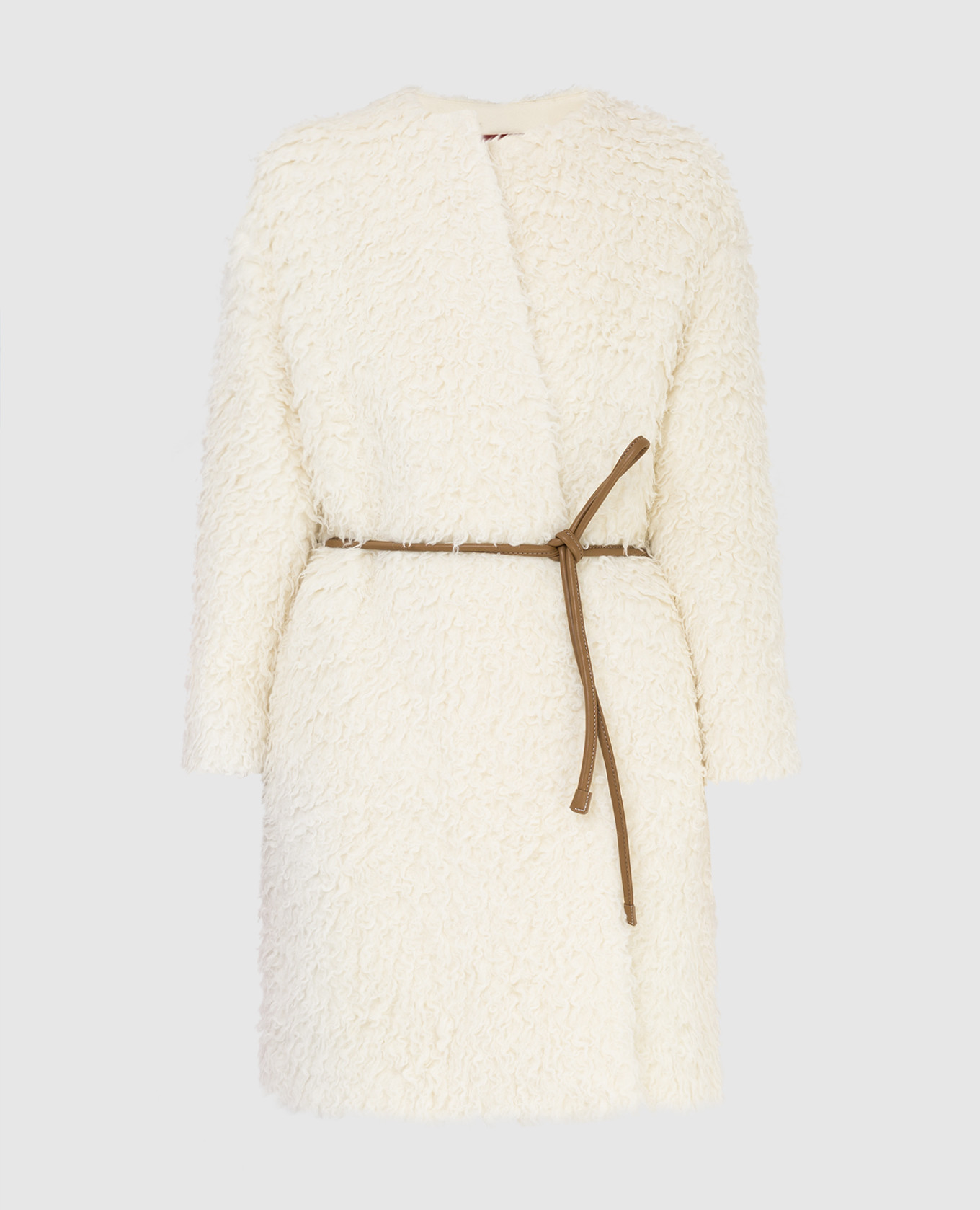 

Пальто Bosso из альпаки Max Mara, Светло-бежевый, Пальто
