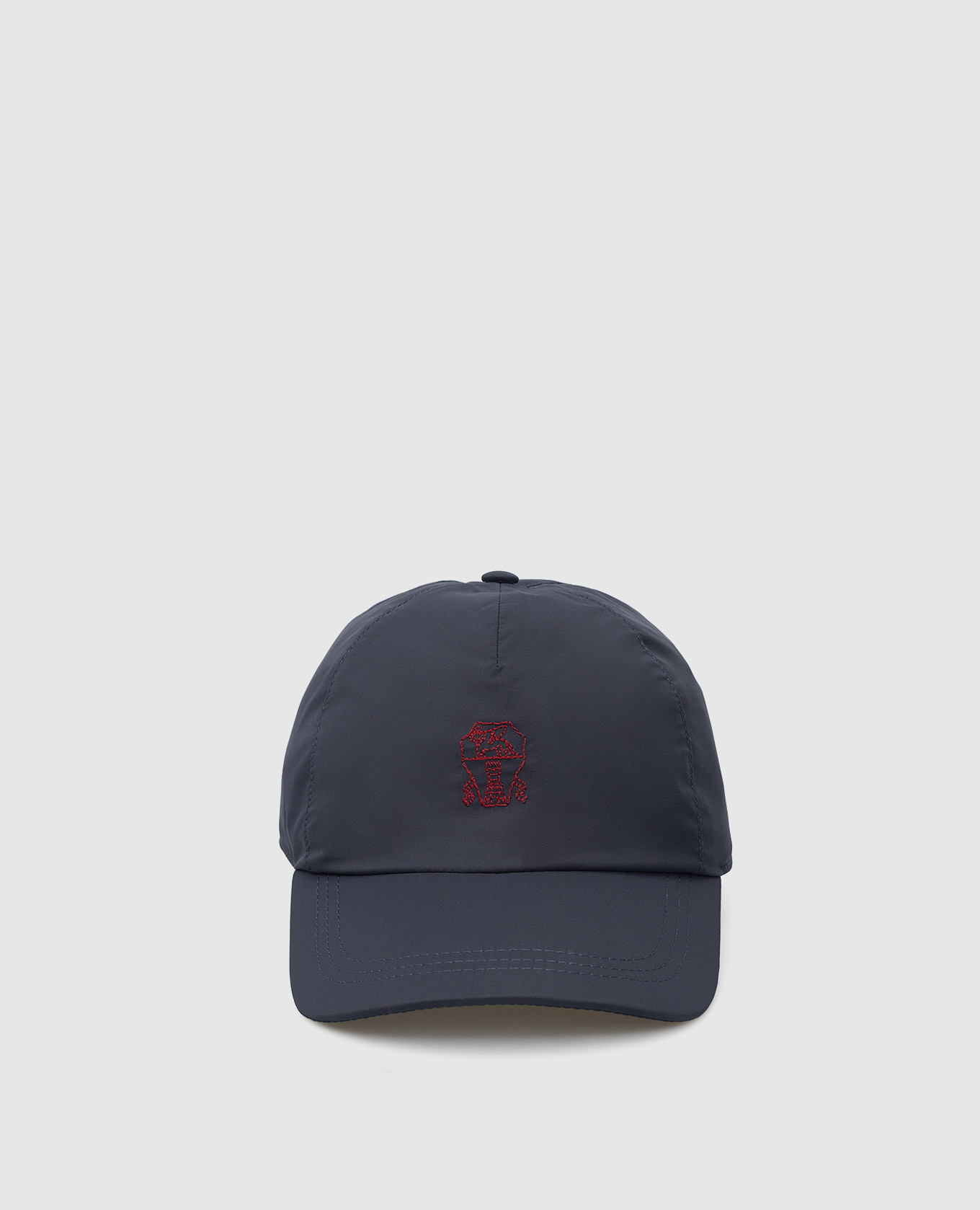 

Темно-синяя кепка с вышивкой эмблемы логотипа, Тёмно-синий, Кепки