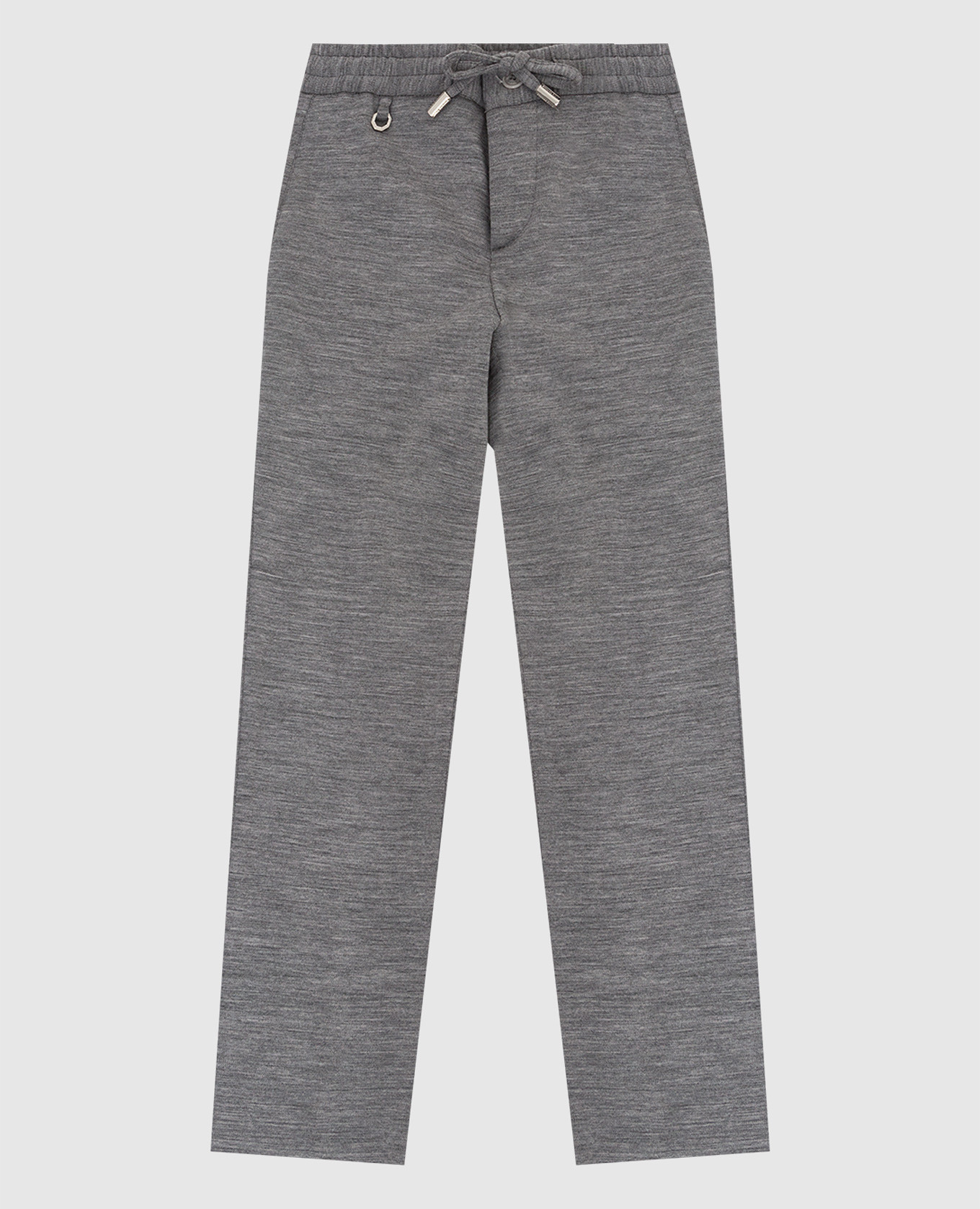 

Детские серые брюки из шерсти, Серый, Повседневные брюки casual