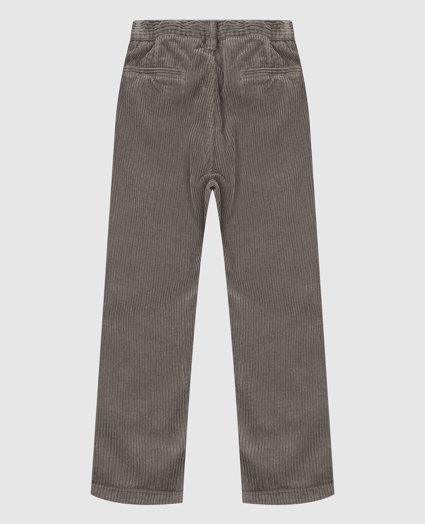 Il Gufo Детские серые вельветовые брюки A21PL311V601268 изображение 2