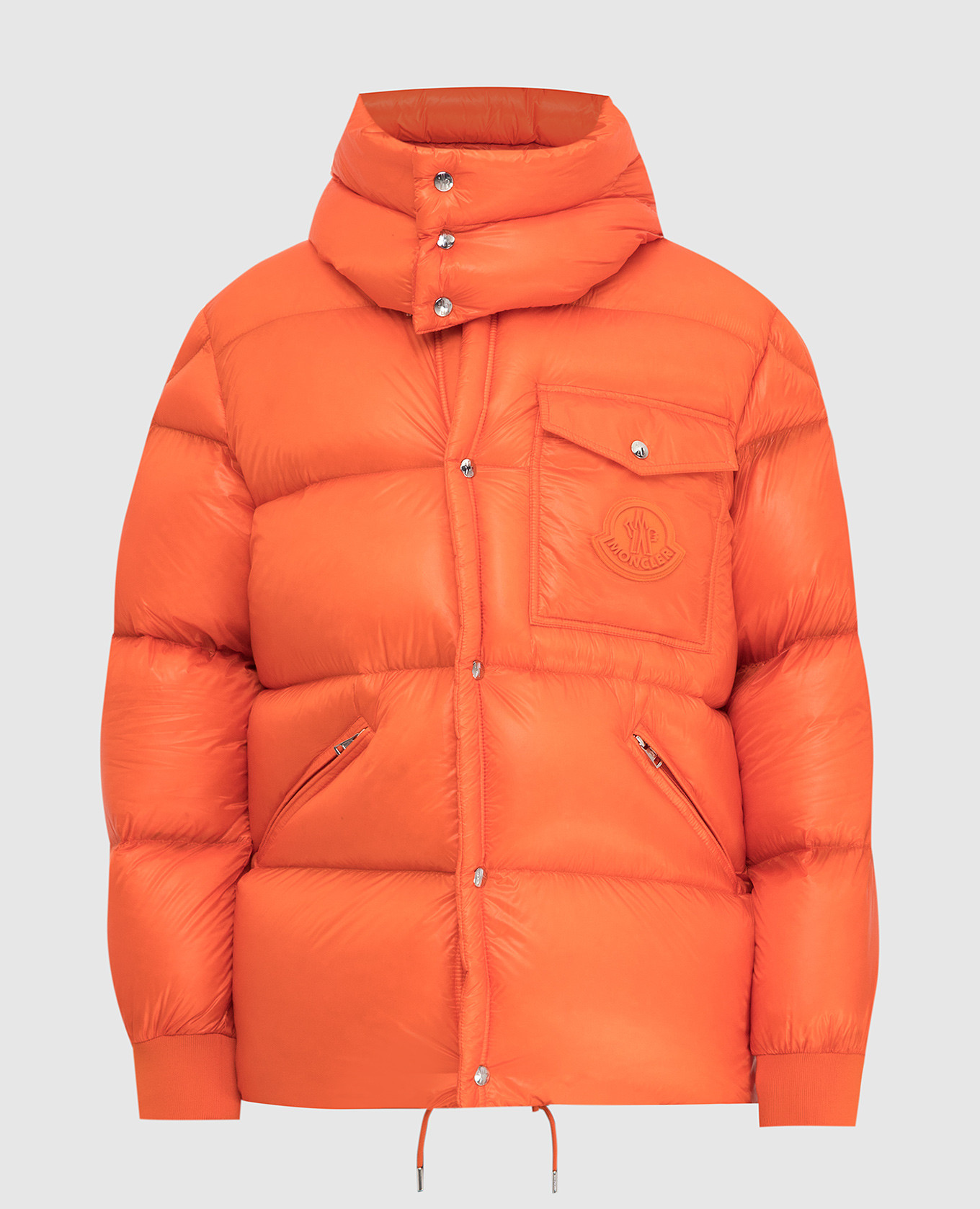 Moncler Оранжевая пуховая куртка Lamentin 1A00161539WF