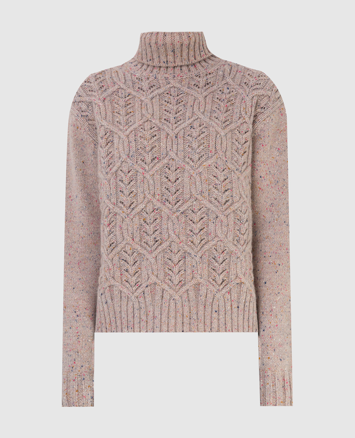 Textured cashmere sweater