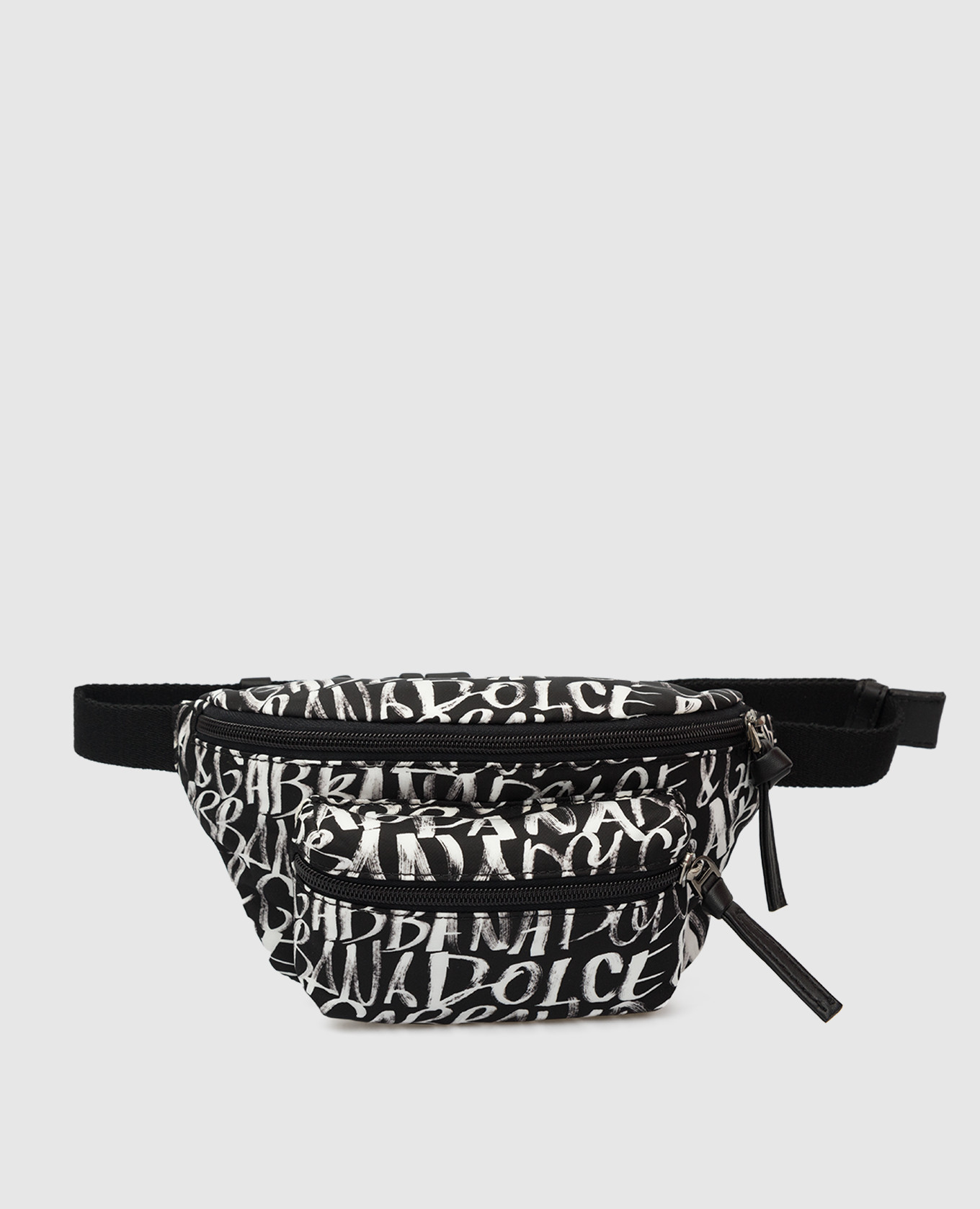 

Поясная сумка в принт Graffiti Logo Dolce&Gabbana, Черный, Сумки