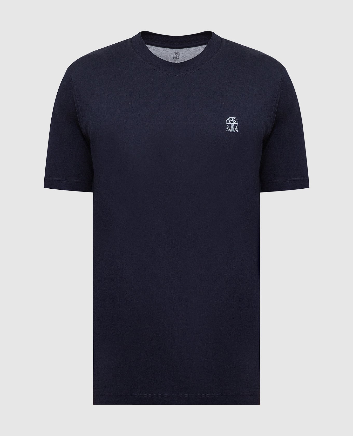 Navy T-shirt with logo