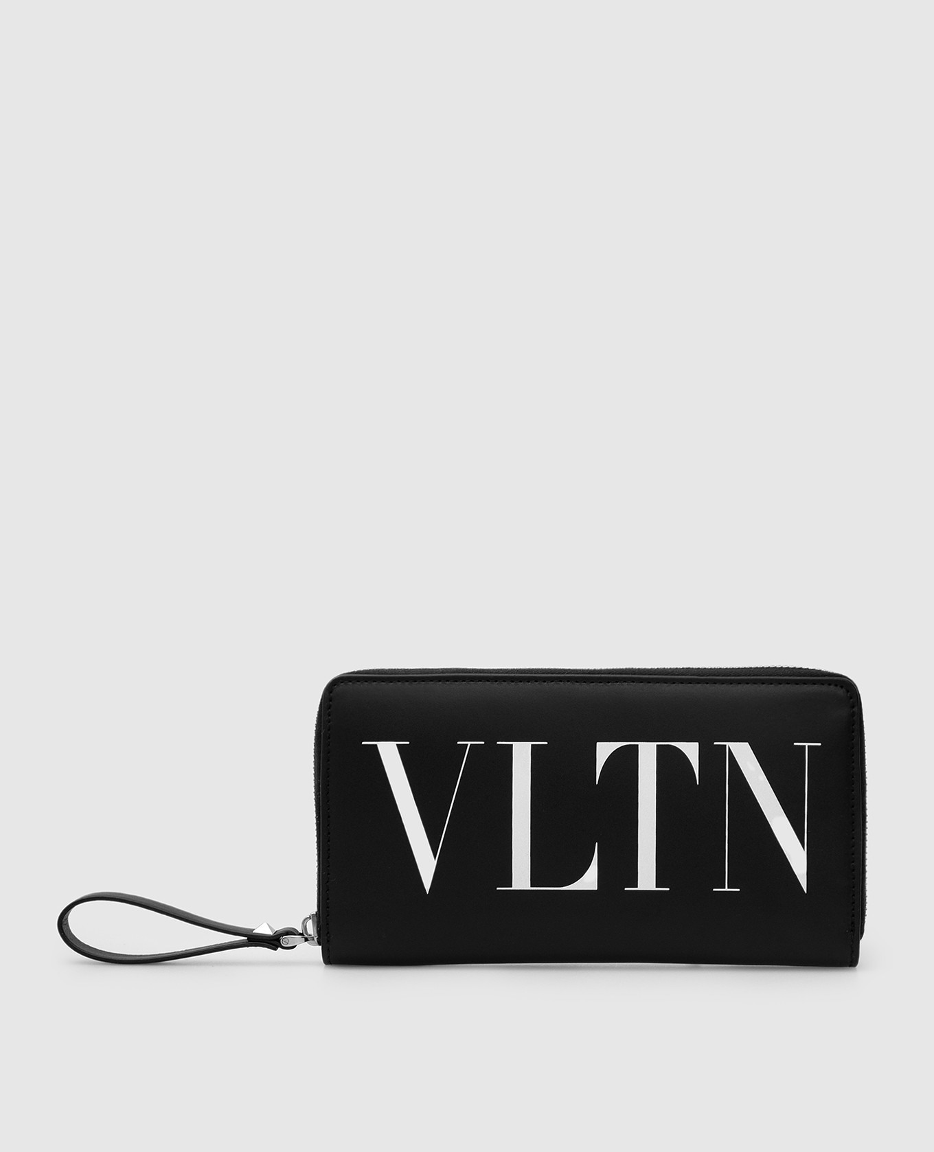 

Кожаный кошелек VLTN, Черный, Кошельки