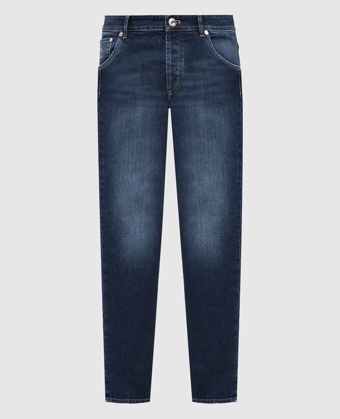 Washed effect skinny jeans