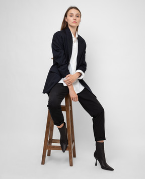 Brunello Cucinelli Жакет из шерсти в полоску MB0252270P