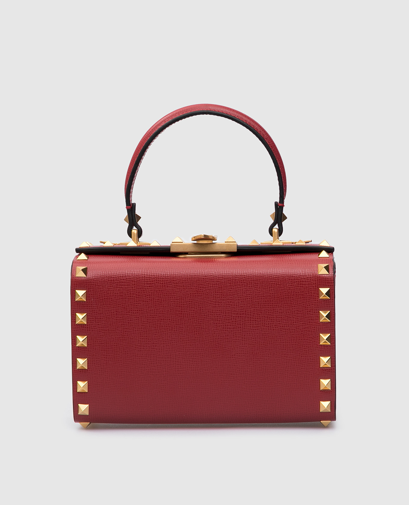 

Кожаная сумка Rockstud Alcove с логотипом, Красный, Сумки через плечо