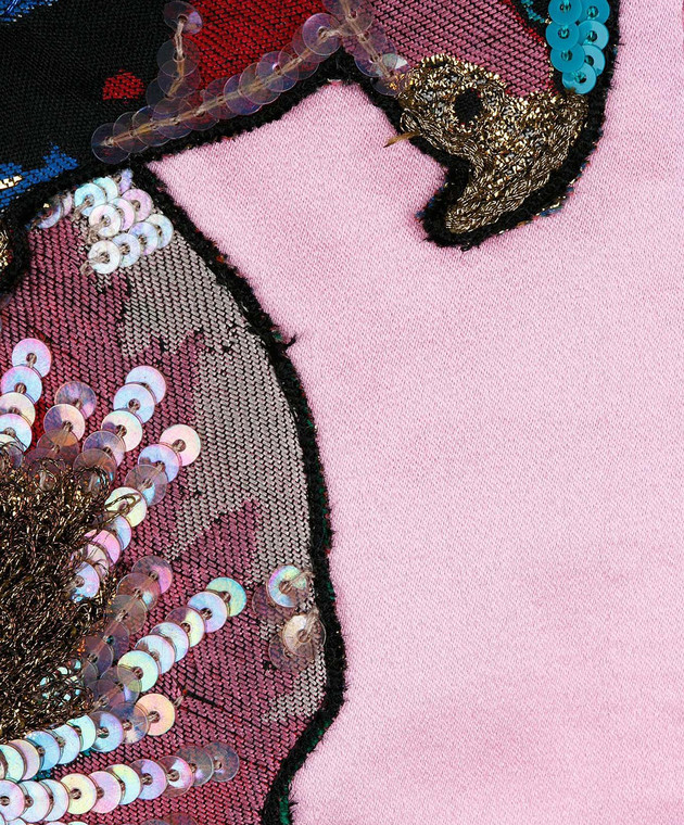 Valentino Розовый бомбер из шелка MBCCI0150HM изображение 5