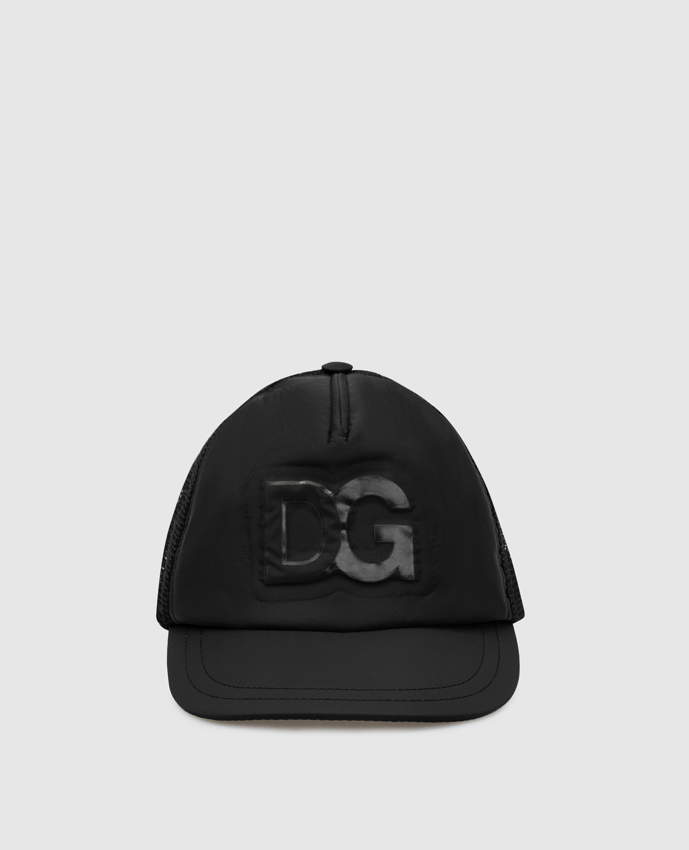 

Детская черная кепка с логотипом Dolce&Gabbana, Черный, Кепки