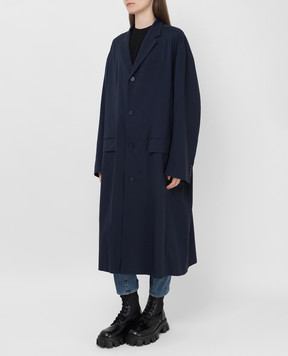 Balenciaga Синий плащ 663044TKO29