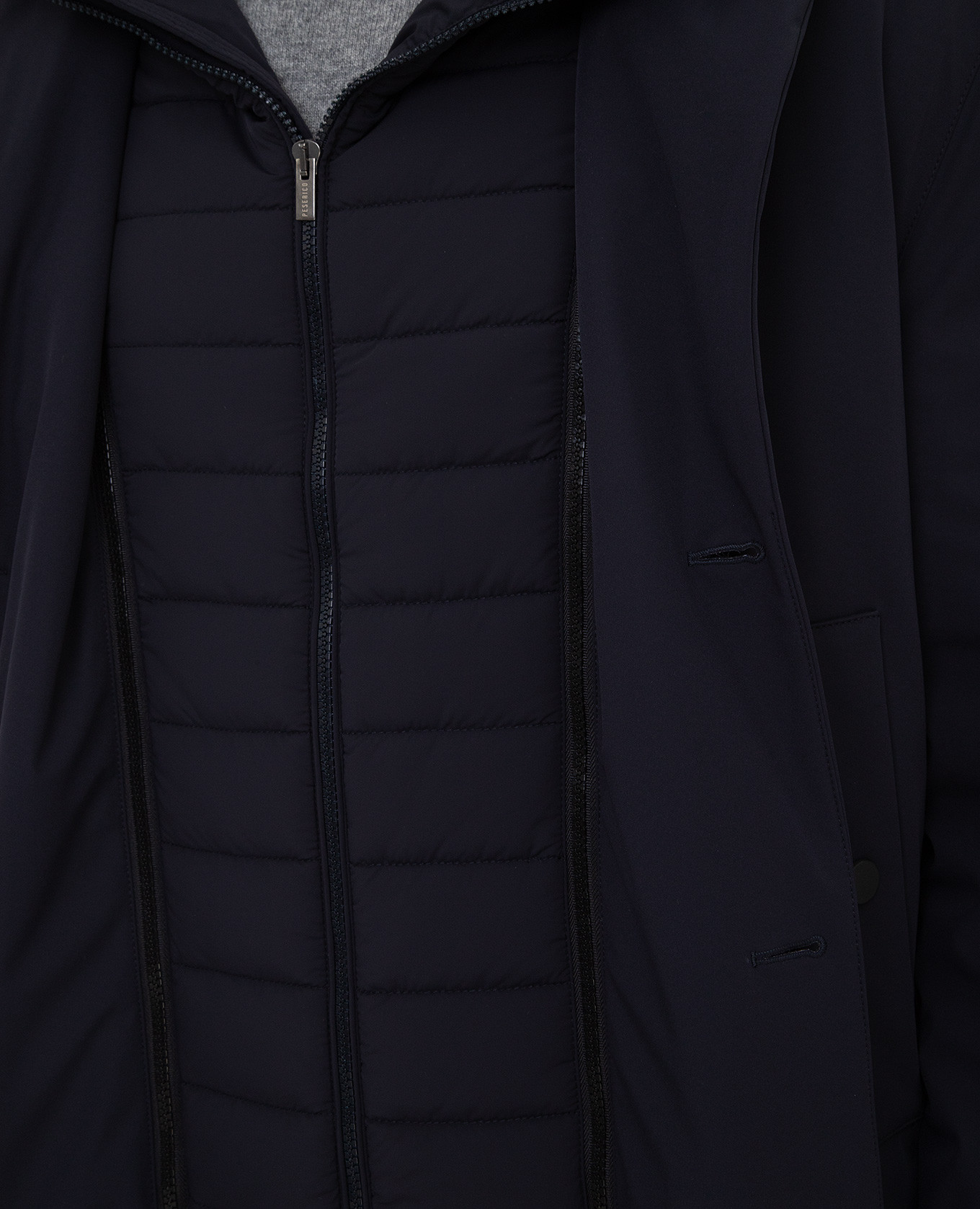 Peserico Темно-синяя куртка R52542A0020A изображение 5