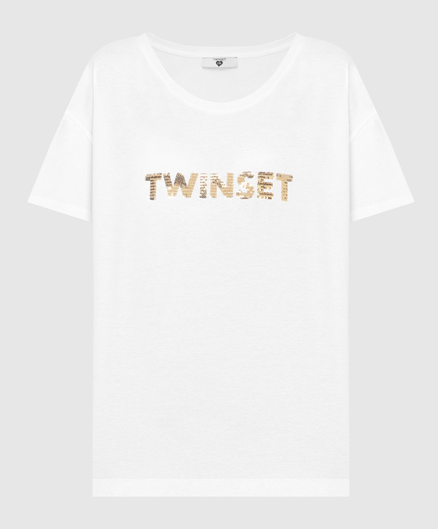 Twin Set Белая футболка 211LM28GG