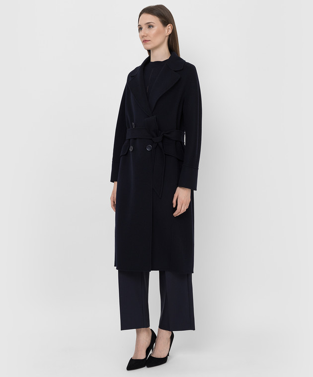 Max Mara - Wool Zaffiro double-breasted coat ZAFFIRO - buy with Czech ...