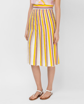 EMILIO PUCCI Спідниця із шовку в смужку 1ERV101E801