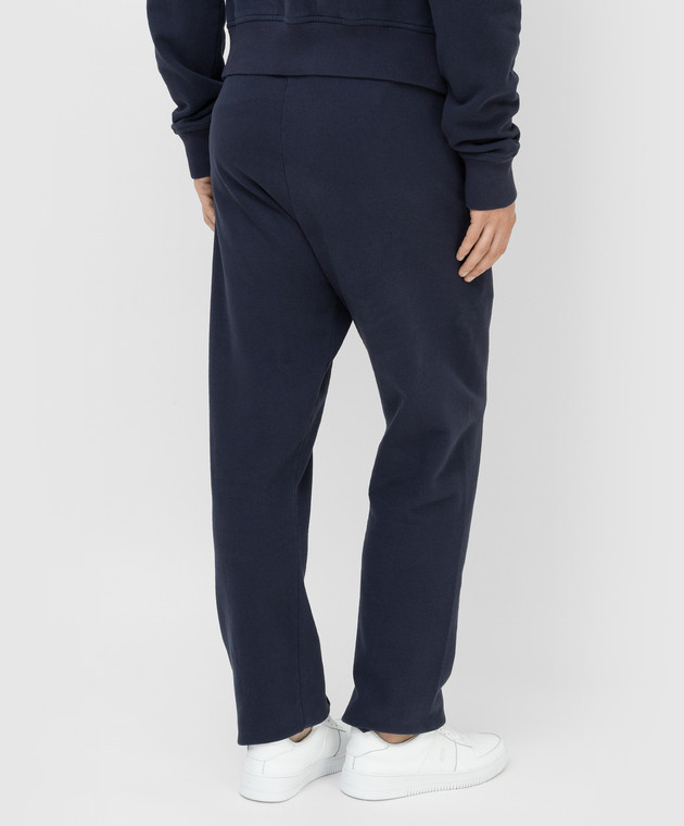 424 Темно-синие спортивные брюки с вышивкой логотипа 31424P04RX изображение 4