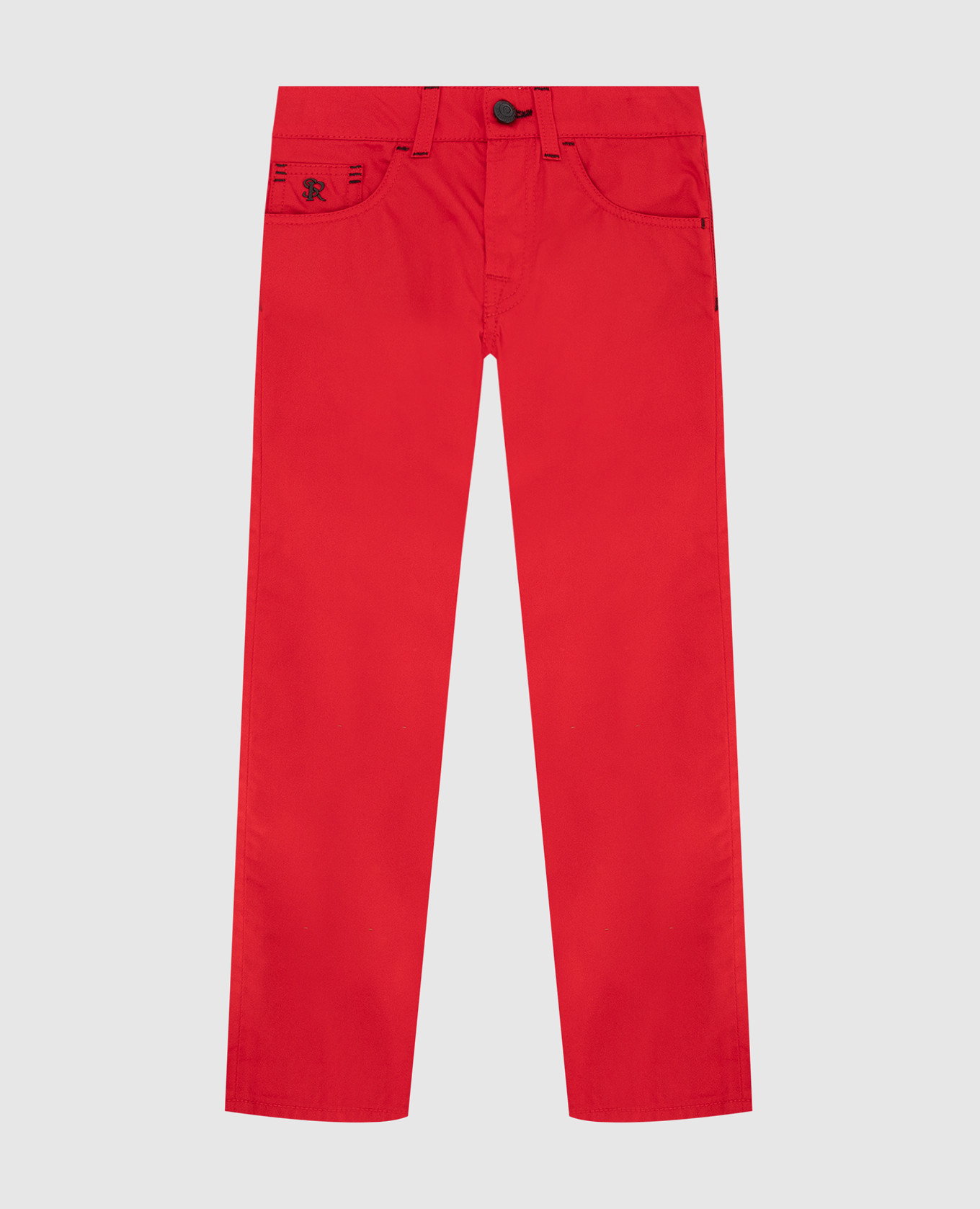 Children's red jeans
