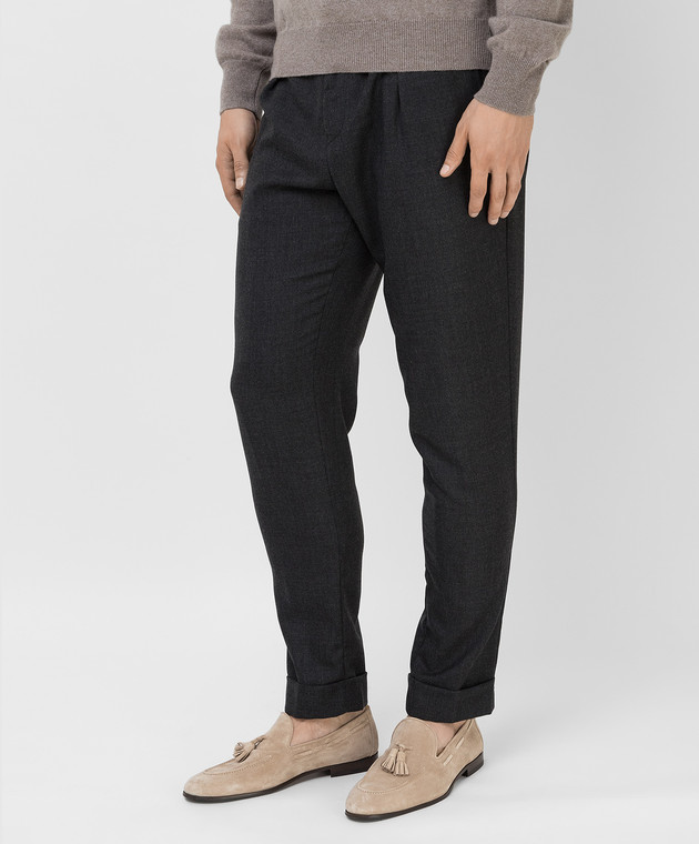 Marco Pescarolo Trousers in wool and cashmere CHIAIA4438 image 3
