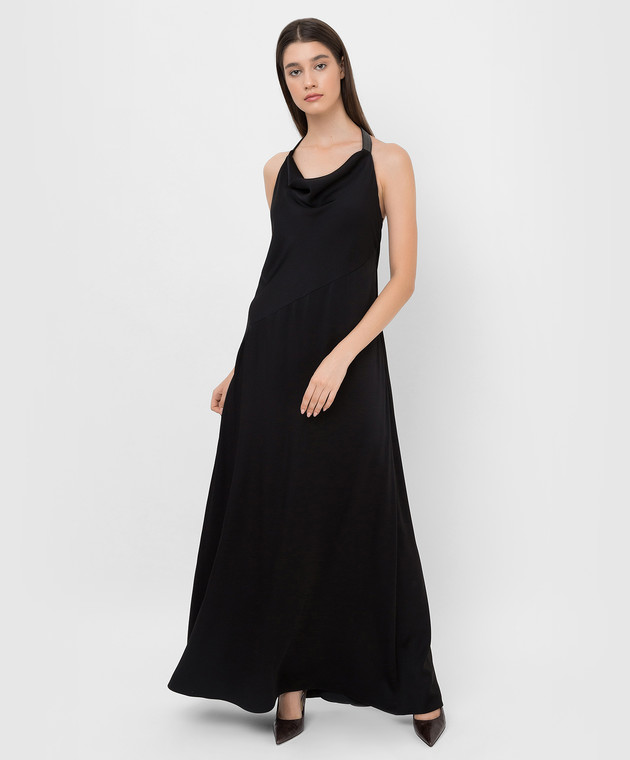 Brunello Cucinelli Dress with slit and drapery M0H38A4551 image 2