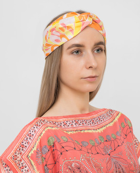EMILIO PUCCI Пов'язка на голову з принтом Lilly 1HAI021H570