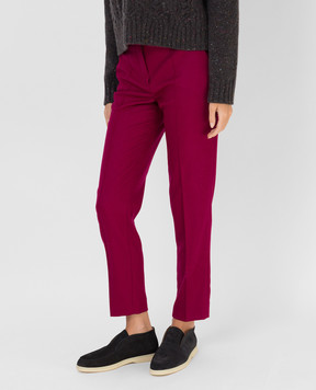 Loro Piana Розовые брюки из кашемира FAI8499