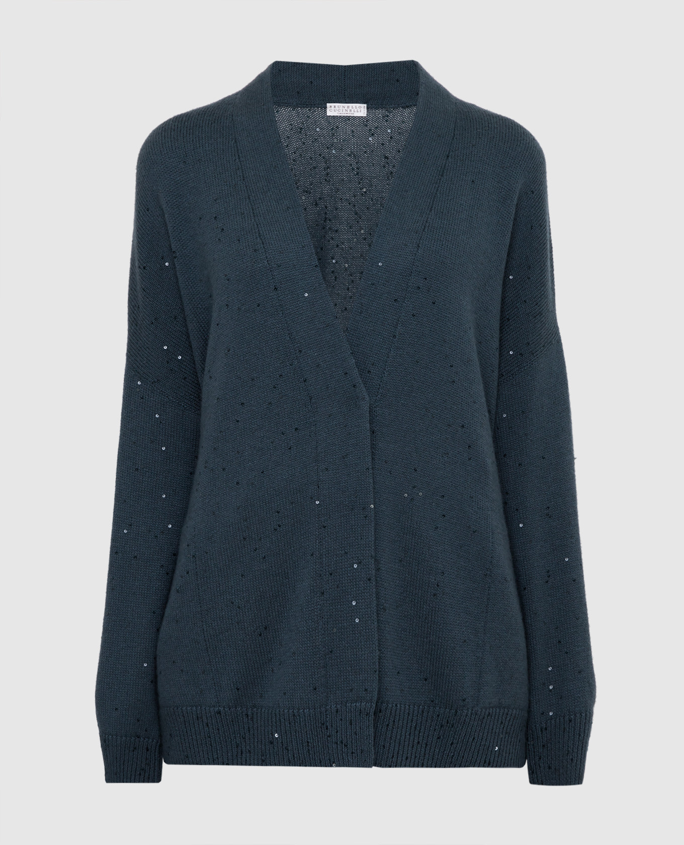 

Темно-бирюзовый кардиган из кашемира и шелка Brunello Cucinelli, Кардиганы