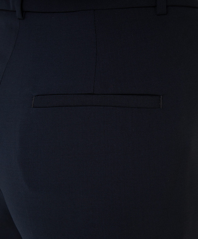 Peserico Темно-синие брюки из шерсти P0471402008 изображение 5
