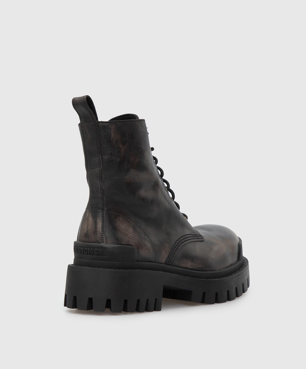 Balenciaga Ботинки Strike Bootie с эффектом потертости 670632WBCP1w изображение 4