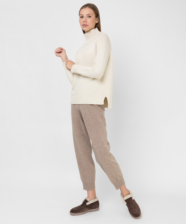 Max Mara Weekend Светр Feriale з кашеміру з розрізами FERIALE зображення 2
